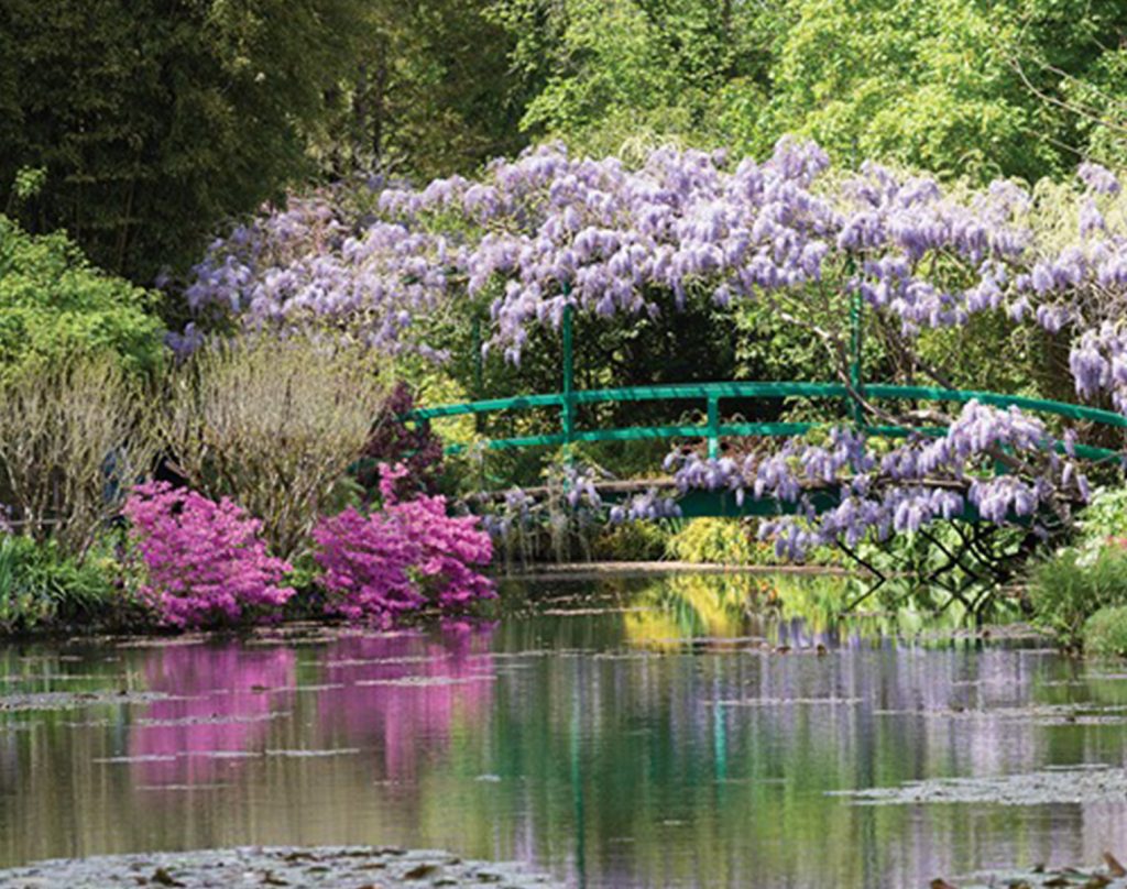 Claude Monet's flower garden in bloom at Giverny, Normandy