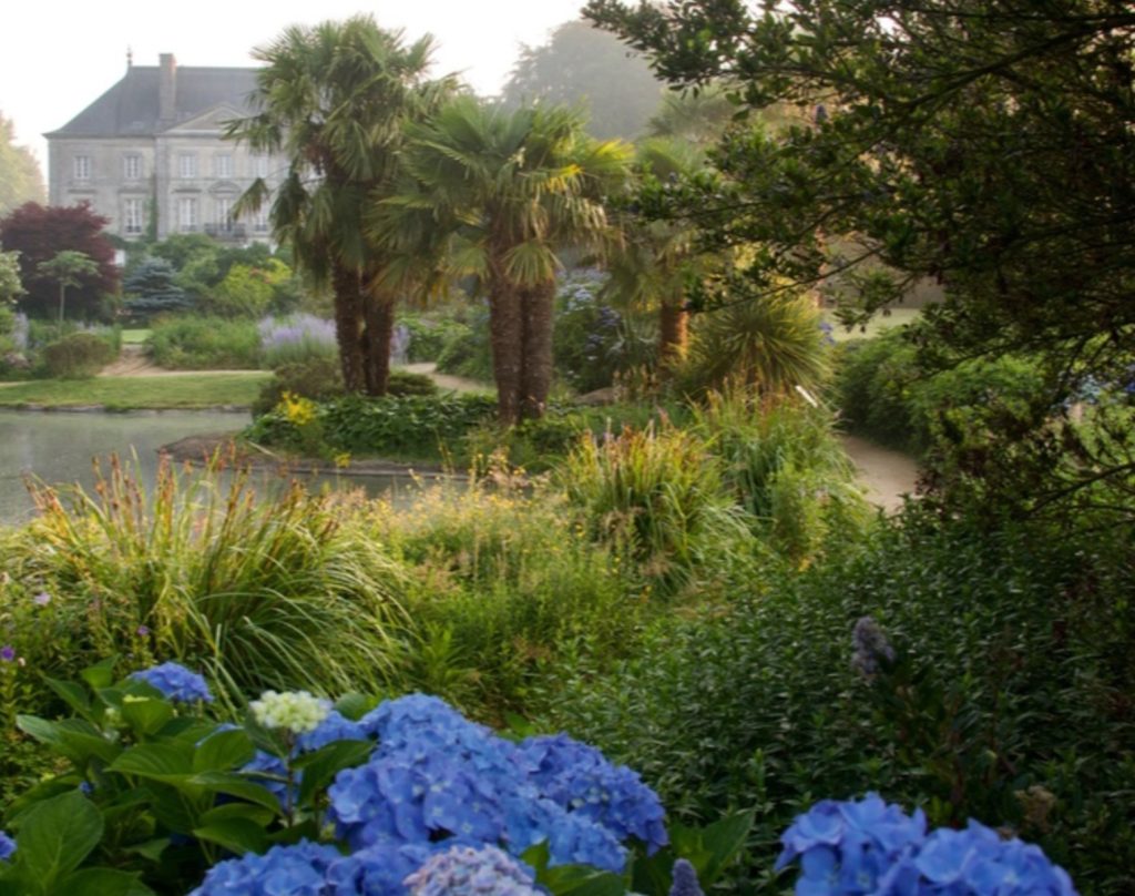 A woodland garden at Parc Botanique de Haute Bretagne, Brittany